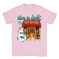 Bubblegum Pink when in doubt go to the bookstore Classic Tee - Artiststas