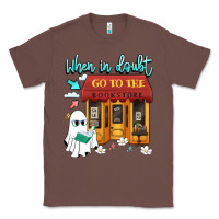 Chestnut when in doubt go to the bookstore Classic Tee - Artiststas