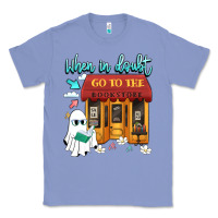 Colony Blue when in doubt go to the bookstore Classic Tee - Artiststas