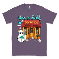 Lavender when in doubt go to the bookstore Classic Tee - Artiststas