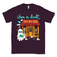 Plum when in doubt go to the bookstore Classic Tee - Artiststas