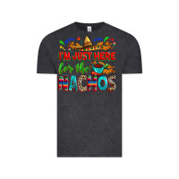 Vintage Black I'm just here for the nachos Vintage Tee - RanaPortraitStore