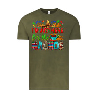 Vintage Olive I'm just here for the nachos Vintage Tee - RanaPortraitStore