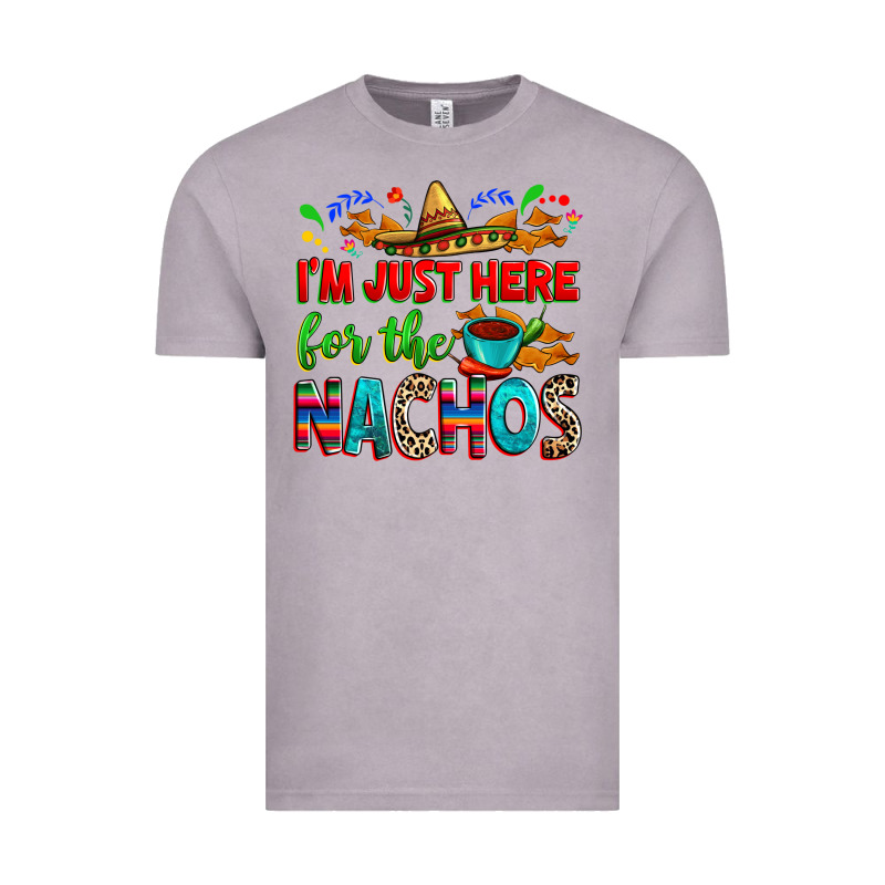 I'm Just Here For The Nachos Vintage Tee by RanaPortraitStore | Teevron