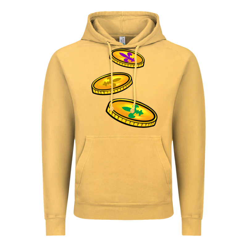 Louisiana Coins Vintage Hoodie by BarkalooDesign | Teevron