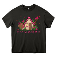 Asphalt church is my happy place Heavy Core Tee - MaliasSmallBusiness