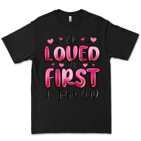 Black he loved us first 1 john 4 19 Premium Tee - MaliasSmallBusiness