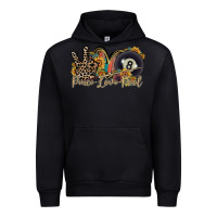 Black peace love pool Urban Hoodie - RacoonDesign