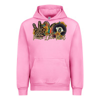 Fuchsia Pink peace love pool Urban Hoodie - RacoonDesign