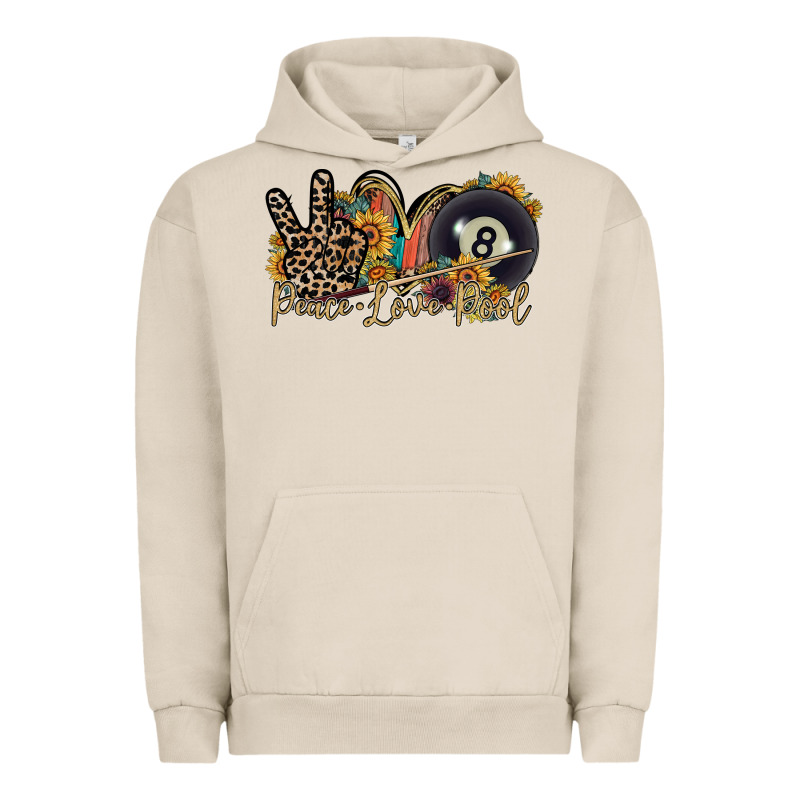 Peace Love Pool Urban Hoodie by RacoonDesign | Teevron