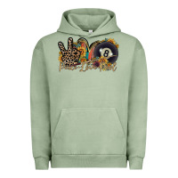 Pigment Oil Green peace love pool Urban Hoodie - RacoonDesign