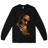 Black black man Long Sleeve Tee - NancyCooperArtShop