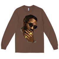 Chestnut black man Long Sleeve Tee - NancyCooperArtShop