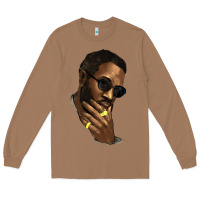 Toasted Coconut black man Long Sleeve Tee - NancyCooperArtShop