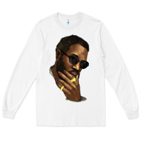 White black man Long Sleeve Tee - NancyCooperArtShop