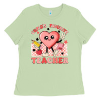 Matcha cupid's favorite teacher Ladies Tee - MaliasSmallBusiness