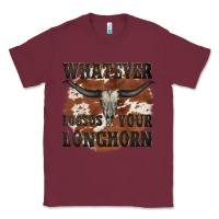 Burgundy longhorn bullskull whatever lossos your longhorn Classic Tee - JahusDesignShop