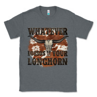 Charcoal Heather longhorn bullskull whatever lossos your longhorn Classic Tee - JahusDesignShop