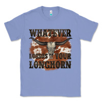 Colony Blue longhorn bullskull whatever lossos your longhorn Classic Tee - JahusDesignShop