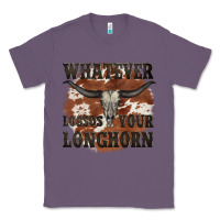 Lavender longhorn bullskull whatever lossos your longhorn Classic Tee - JahusDesignShop
