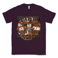 Plum longhorn bullskull whatever lossos your longhorn Classic Tee - JahusDesignShop