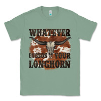 Sage longhorn bullskull whatever lossos your longhorn Classic Tee - JahusDesignShop