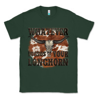 Sports Green longhorn bullskull whatever lossos your longhorn Classic Tee - JahusDesignShop