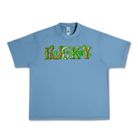 Pebble Blue st. patrick's day lucky with clovers and horseshoe Urban Heavy Tee - RanaPortraitStore
