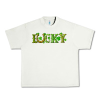 Pistachio st. patrick's day lucky with clovers and horseshoe Urban Heavy Tee - RanaPortraitStore