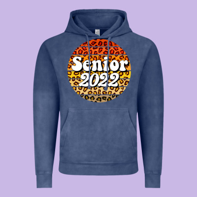 Senior 2022 Vintage Hoodie Designed By Barkaloodesign