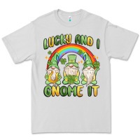 Dove Grey lucky and i gnome it Premium Tee - MaliasSmallBusiness