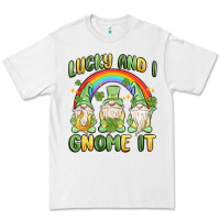 White lucky and i gnome it Premium Tee - MaliasSmallBusiness