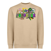 Mushroom tax preparer mardi gras Heavyweight Sweatshirt - CowGirlArtShop