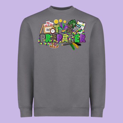 Tax Preparer Mardi Gras Heavyweight Sweatshirt Designed By Cowgirlartshop