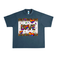 Midnight Navy love hearts pride tumbler Urban Heavy Tee - JahusDesignShop