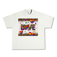 Pistachio love hearts pride tumbler Urban Heavy Tee - JahusDesignShop