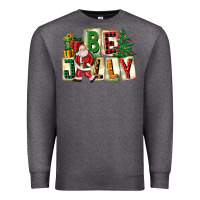 Charcoal Heather be jolly santa christmas Premium Sweatshirt - FaDigitalArtStudio
