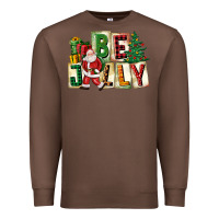 Chestnut be jolly santa christmas Premium Sweatshirt - FaDigitalArtStudio