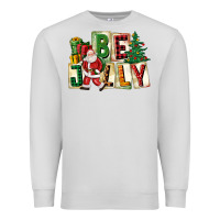 Dove Grey be jolly santa christmas Premium Sweatshirt - FaDigitalArtStudio