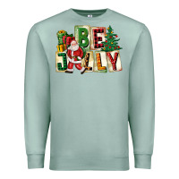 Seafoam be jolly santa christmas Premium Sweatshirt - FaDigitalArtStudio