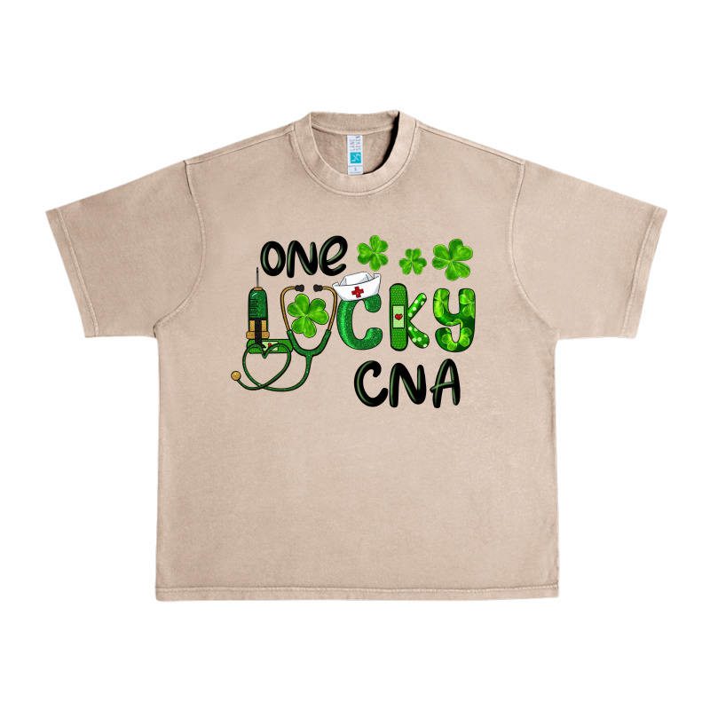 St. Patrick's Day One Lucky Cna Urban Heavy Tee by RanaPortraitStore | Teevron