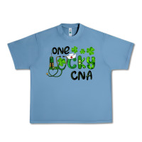 Pebble Blue St. Patrick's Day One Lucky Cna Urban Heavy Tee - RanaPortraitStore