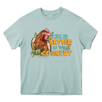 Arona life is better in the country Heavy Core Tee - MaliasSmallBusiness