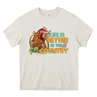 Cream life is better in the country Heavy Core Tee - MaliasSmallBusiness