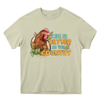 Mossy life is better in the country Heavy Core Tee - MaliasSmallBusiness