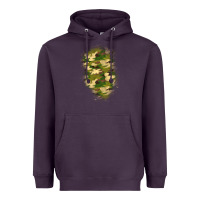 Plum camouflage patch 1 Heavyweight Hoodie - BundleAndBundleShop