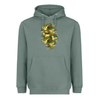 Sage camouflage patch 1 Heavyweight Hoodie - BundleAndBundleShop