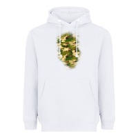 White camouflage patch 1 Heavyweight Hoodie - BundleAndBundleShop