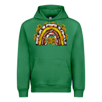 Emerald sunflower sports rainbow Urban Hoodie - RacoonDesign