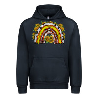 Navy sunflower sports rainbow Urban Hoodie - RacoonDesign